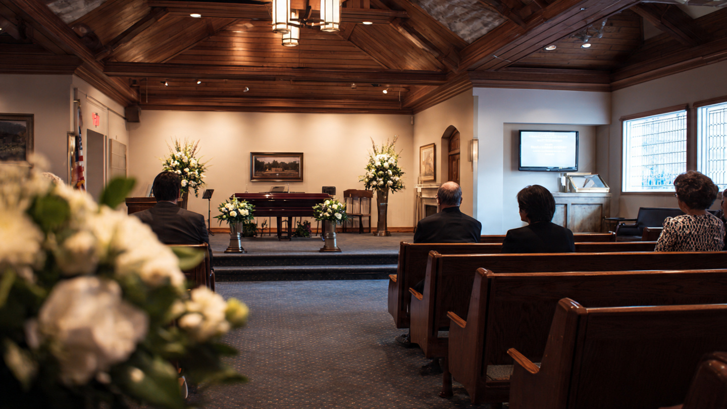 Traditional funeral service at Barbot Funeral Homes